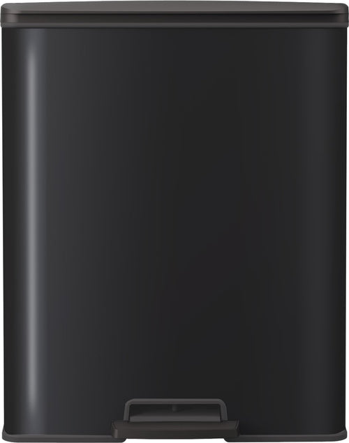Curver Decobin Prullenbak - 65L - Rechthoekig - Zwart - vtwonen shop