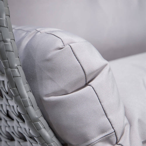 Home Deluxe - Polyrattan hangstoel TWIN | Kleur: Grijs - vtwonen shop
