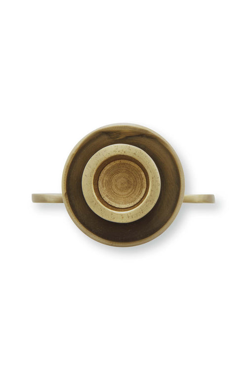 vtwonen - Kandelaar Strik - Metaal - Goud - 9.5x33 cm