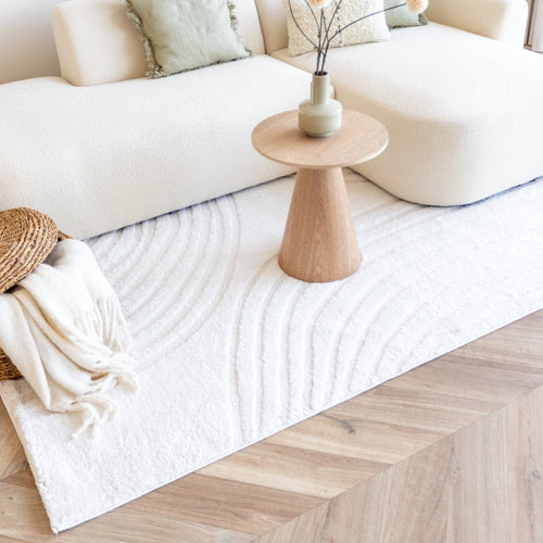 Interieur05  vloerkleed Vidar-scandinavisch- creme/wit - 160 x 235 cm