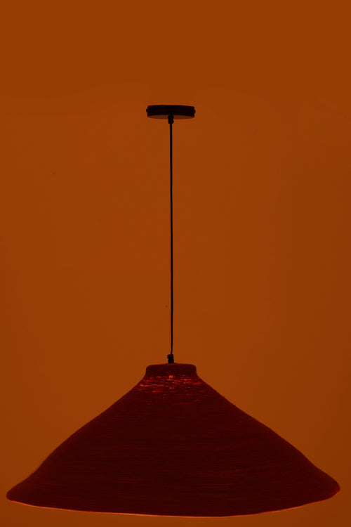 J-Line hanglamp - zeegras - terracotta - vtwonen shop
