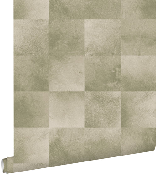 ESTAhome behang dierenhuid warm beige - 53 cm x 10.05 m - 139181