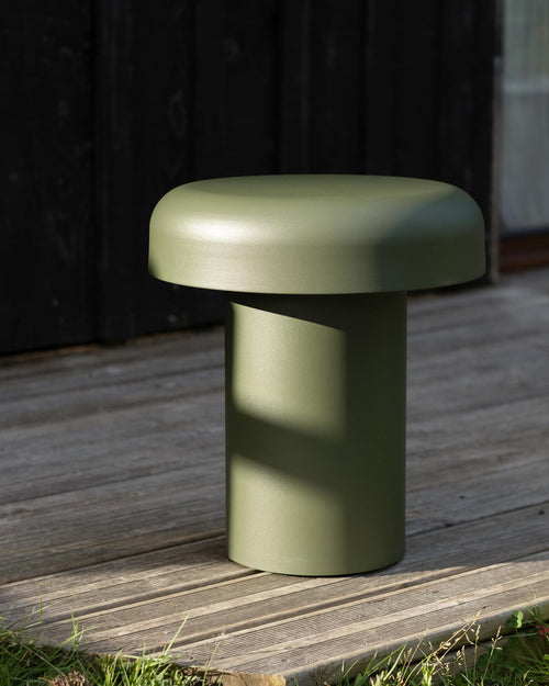 Miko Outdoor bijzettafel - Forest Green, gegalvaniseerd staal, 41,5 x 41,5 x 47,5 cm