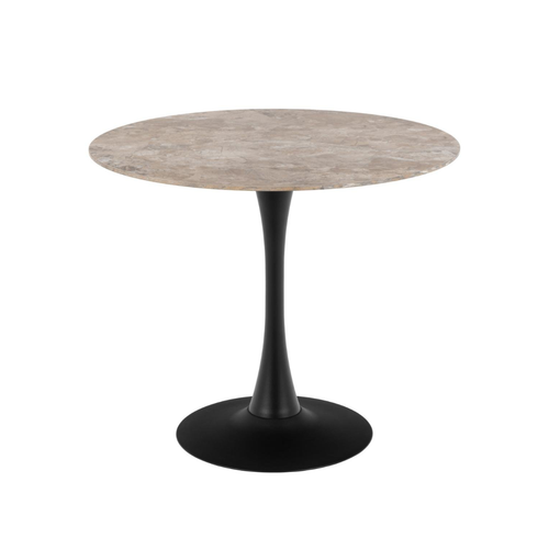 Rebellenclub Eetkamertafel Lugo - ø90 cm - Bruin