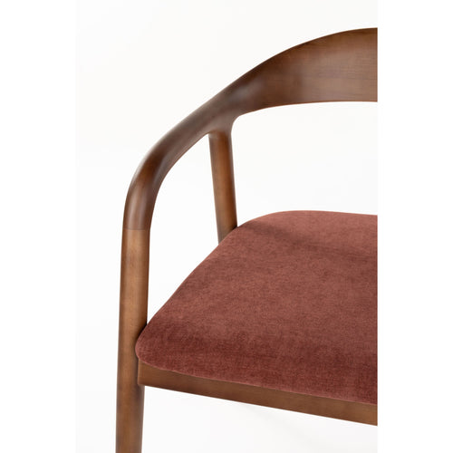 Housecraft Living Melody Eetkamerstoel Rood - set van 2
