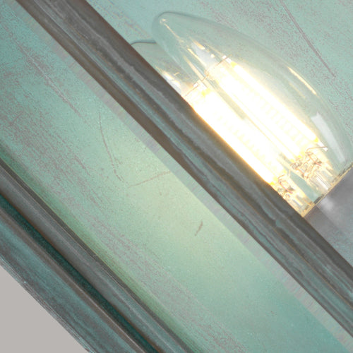 Elstead Holborn Buitenwandlantaarn Verdigris, IP44