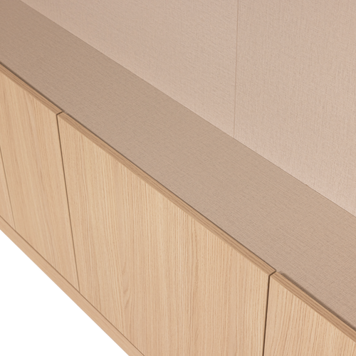 WOOOD tv opbergkast 160 cm Build - Eiken Fineer - Naturel - 215x160x41