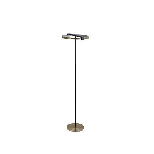 Searchlight Aerial LED vloerlamp, goud en zwart metaal