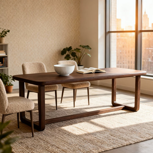 DÉJA Living Eettafel Loja - Rechthoek Donkerbruin Mangohout - 200x90x76cm - vtwonen shop