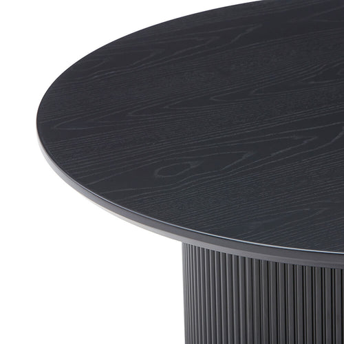 Salontafel rond ADELINA Donker eiken - vtwonen shop