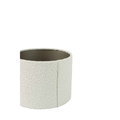 Light & Living lampenkap Boucle - wit - Ø20cm