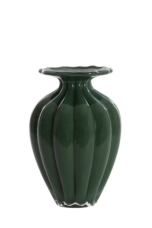 Light & Living vaas ZOFIO - Ø21x31cm - groen - vtwonen shop