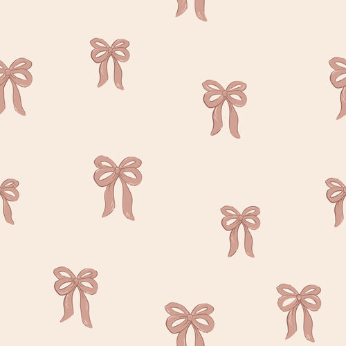 ESTAhome behang strikjes beige en terracotta roze - 50 x 900 cm - 131434 - vtwonen shop