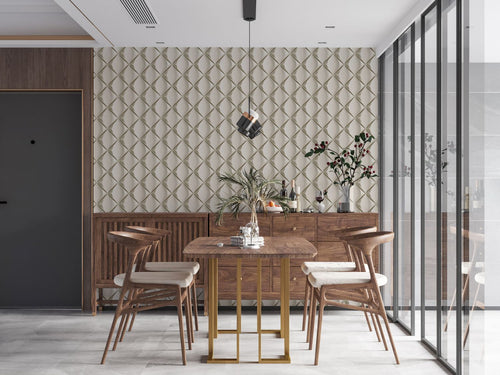 Livingwalls behang 3D-motief groen grijs, grijs en wit - 53 cm x 10.05 m - AS-386912 - vtwonen shop