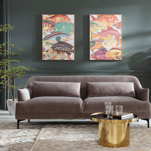 Kare Design Schilderij Fish Meeting Two 100x70cm - vtwonen shop