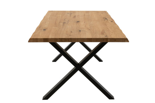 J-Line tafel Poten Kruis - staal - zwart