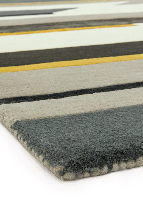 Vloerkleed MOMO Rugs Matrix MAX62 Rhombus Mustard 200x300 cm - vtwonen shop