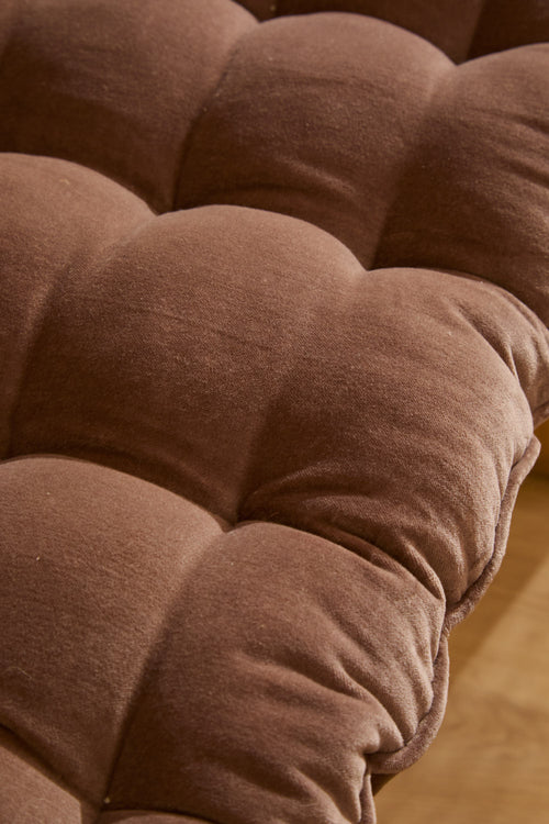 Calma House Bankkussen Velour - Bruin - 40x120x4