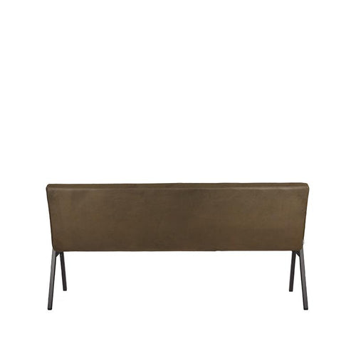LABEL51 Eetkamerbank Matz - Groen Microfiber - 175x62x86cm
