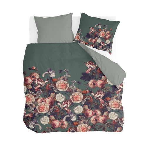 Byrklund - Dekbedovertrek Flower Bomb - 200x220 cm - Groen - vtwonen shop