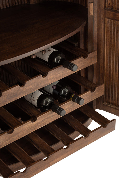 J-Line barkast Reyi - hout - donkerbruin - vtwonen shop