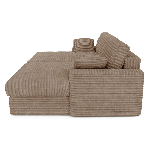 Premium Interiors - Sofa PLUM - xxl ribfluweel mol 260cm