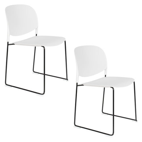 Housecraft Living Stacks Stapelbare Stoelen/ Eetkamerstoel Wit - Set van 4 - vtwonen shop