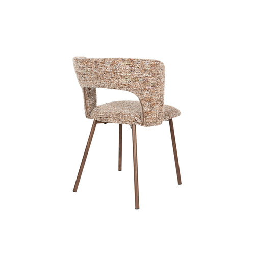 Housecraft Living Chelsea Eetkamerstoelen Bruin - Set van 2