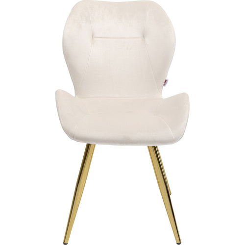 Kare Design Stoel Viva fluweel creme - vtwonen shop