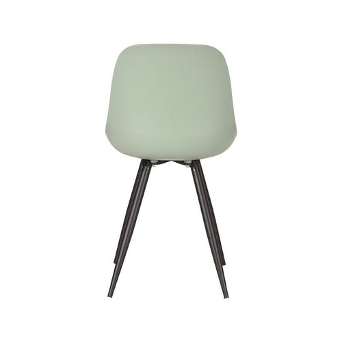 LABEL51 Eetkamerstoel Monza - Groen Kunststof - Set van 2 - vtwonen shop