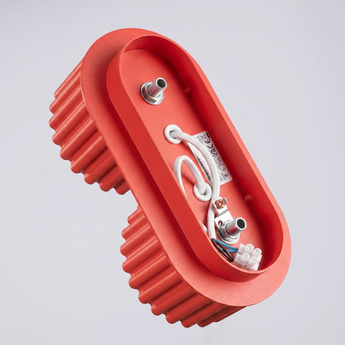 Sollux Lighting Plafondlamp AURA 2 rood Gx53 - 21x10x8cm