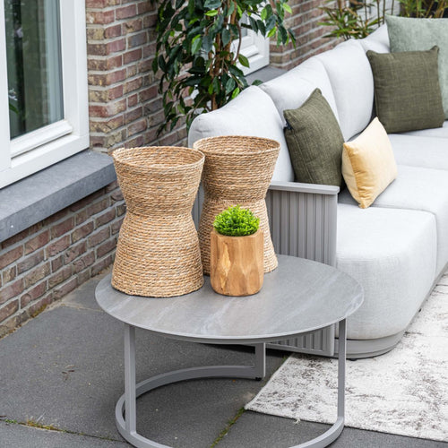 Garden Impressions Loungetafels Monte carlo - taupe - centostone Napoli sand