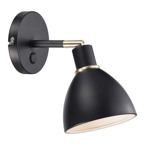 Nordlux Ray Wandlamp - E14 - Zwart