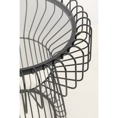 Kare Design Bijzettafel Lisboa Ø38cm zwart - vtwonen shop