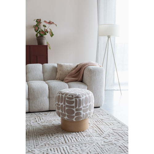 Housecraft Living Cyril Poef/ Krukje Beige - vtwonen shop