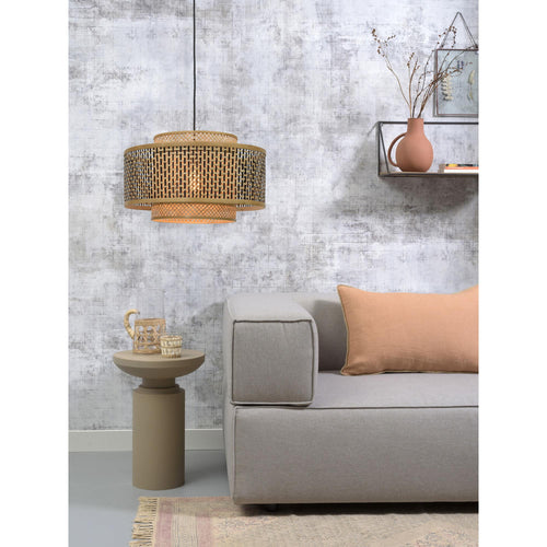 GOOD&MOJO hanglamp Bhutan - bruin - Ø50cm - vtwonen shop