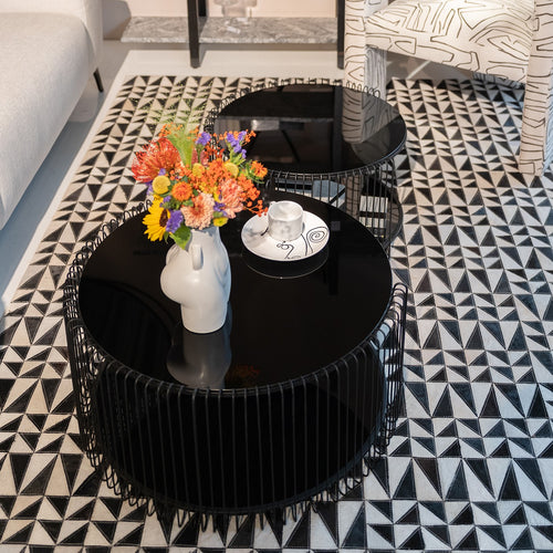 Kare Design Salontafel Wire Double zwart (2/Set)