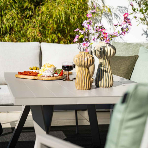 Garden Impressions lounge dining set Senja valley sand - 5-delig - links incl stoel - vtwonen shop