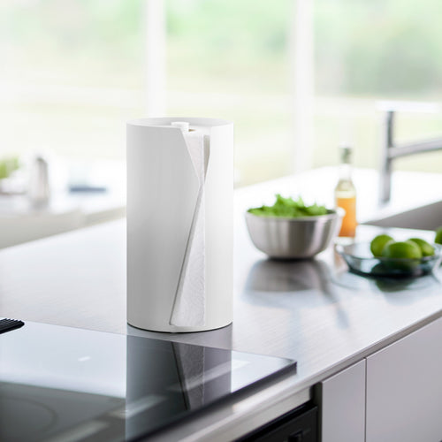 Yamazaki Tower Keukenrolhouder rond - Wit - vtwonen shop