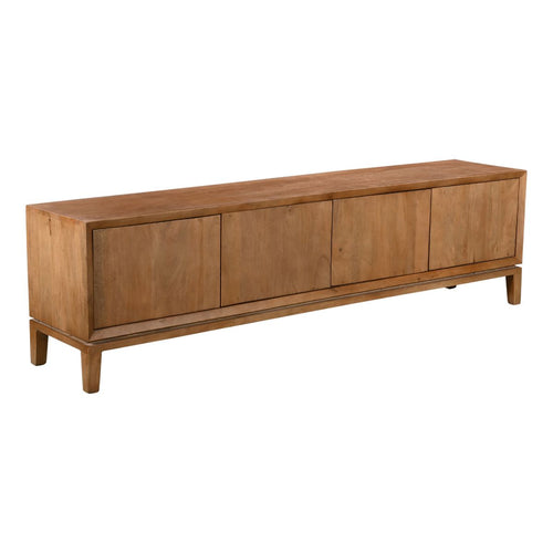 Giga Meubel Tv-meubel Juno - Mangohout - Lichtbruin - 200x40x55cm