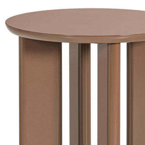 WOOOD plantenstandaard Ravon - MDF Hoogglans - Oudroze - 80x40x40