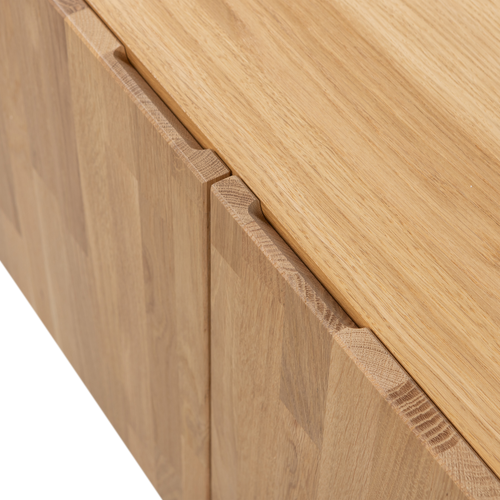 WOOOD tv meubel Bono Gravure - Eiken - Naturel - 56x180x46