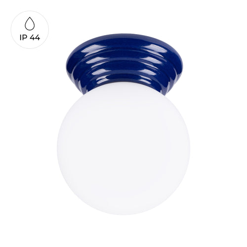 Sollux Lighting Plafondlamp ZORI ultramarijn IP44 - 12x16x12cm