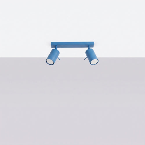 Sollux Lighting Plafondlamp RING 2 azuur - 30x6x16cm