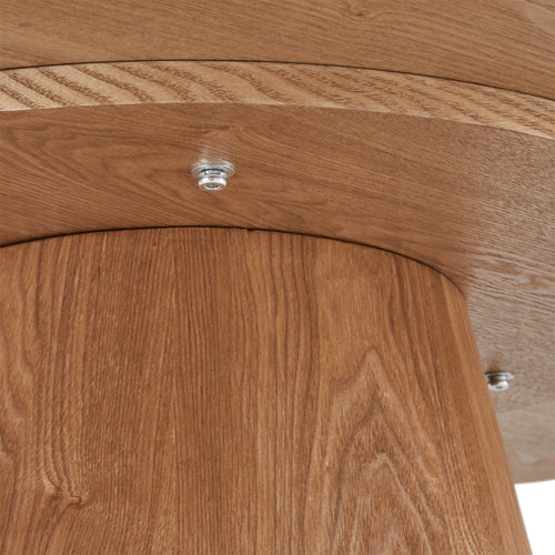 Furnhouse eettafel Tango - Natuurlijk eikenhout - Ø 120 cm