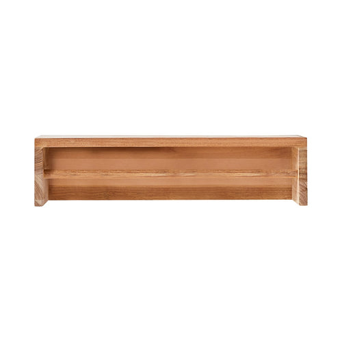 Tikamoon Wandhanddoekenrek van massief teakhout 60 cm - Naturel