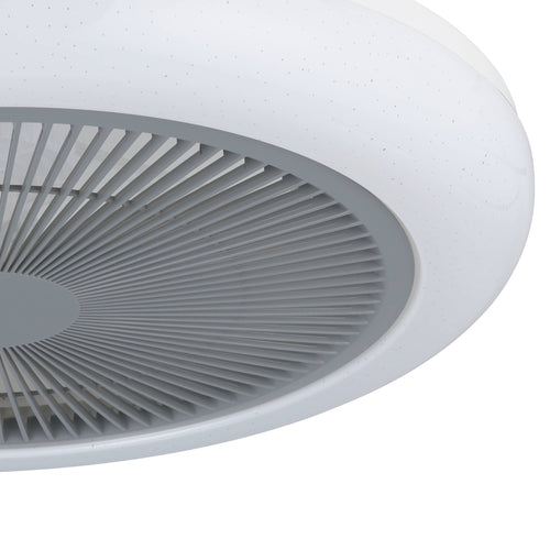 EGLO plafondlamp met ventilator Kostrena - led-cct - wit/grijs - vtwonen shop