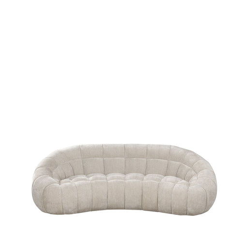 LABEL51 3-Zits Bank Cloud - Naturel Bouclé - 238x115x75cm - vtwonen shop