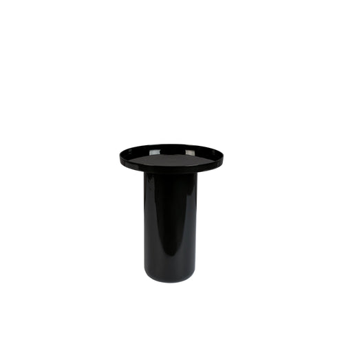 Zuiver Shiny Bomb Bijzettafel Rond 40 cm Metaal Zwart