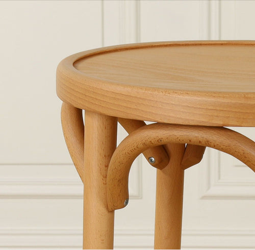 Fameg Diana houten barkruk naturel - 61 cm - vtwonen shop